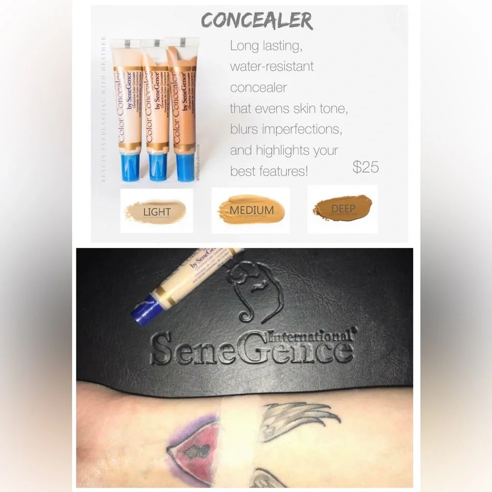 Senegence Color Concealer, Medium. Multi-use; use as bronzer too!!